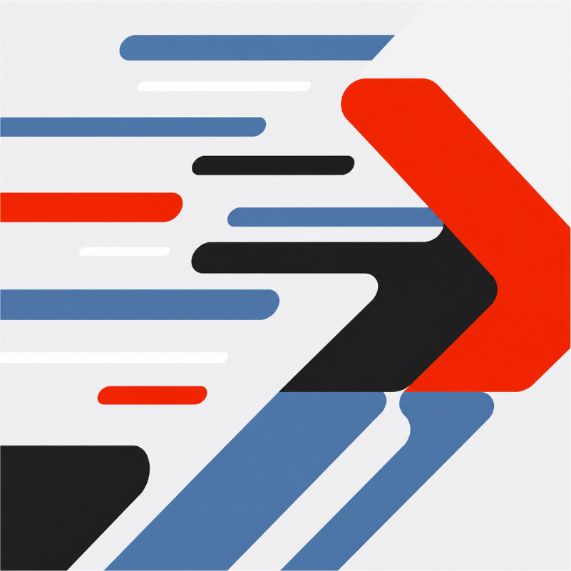 Illustration representing faster website builds and performance